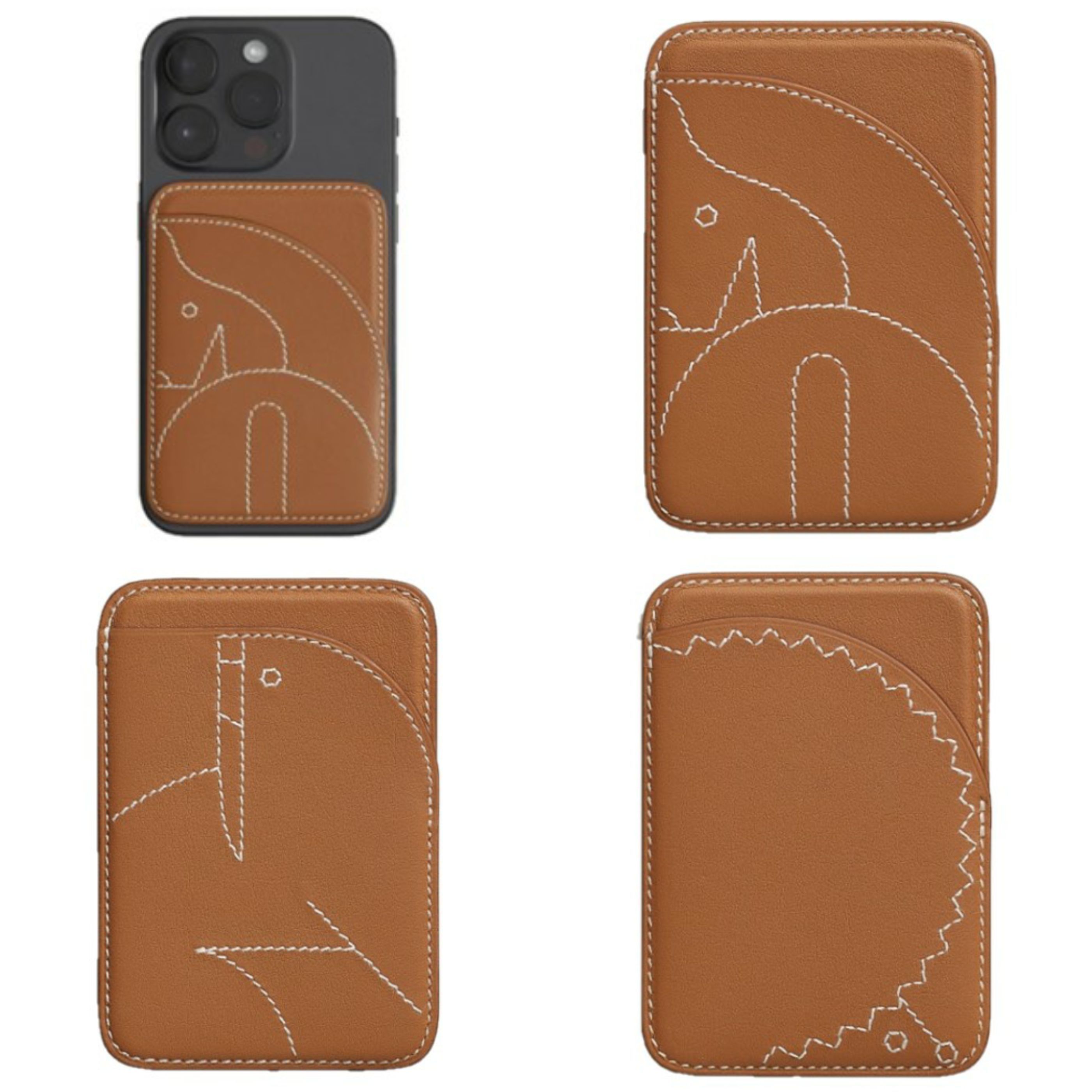 ☆HERMES☆入手困難☆お洒落 Card & Phon Holder☆MagSafe☆ (HERMES