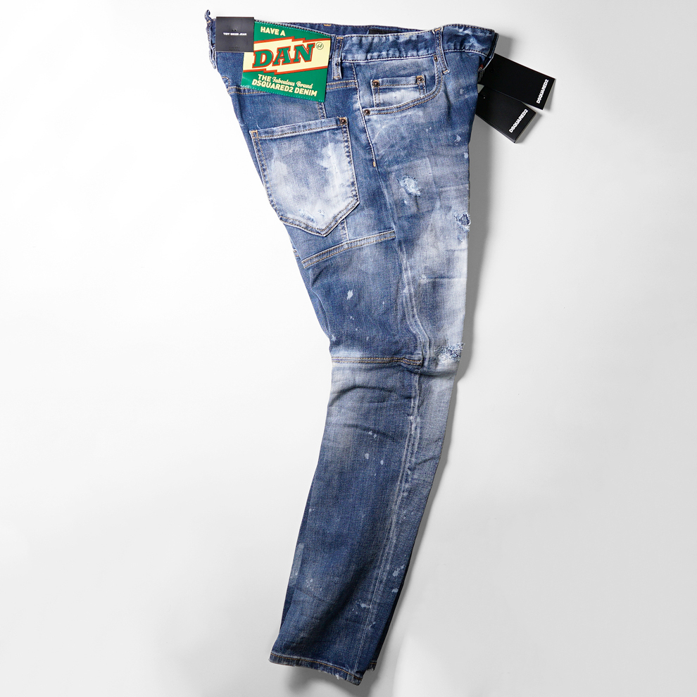 TIDY BIKERディースクエアードDSQUARED2バイカーデニムS74LB1179 (D