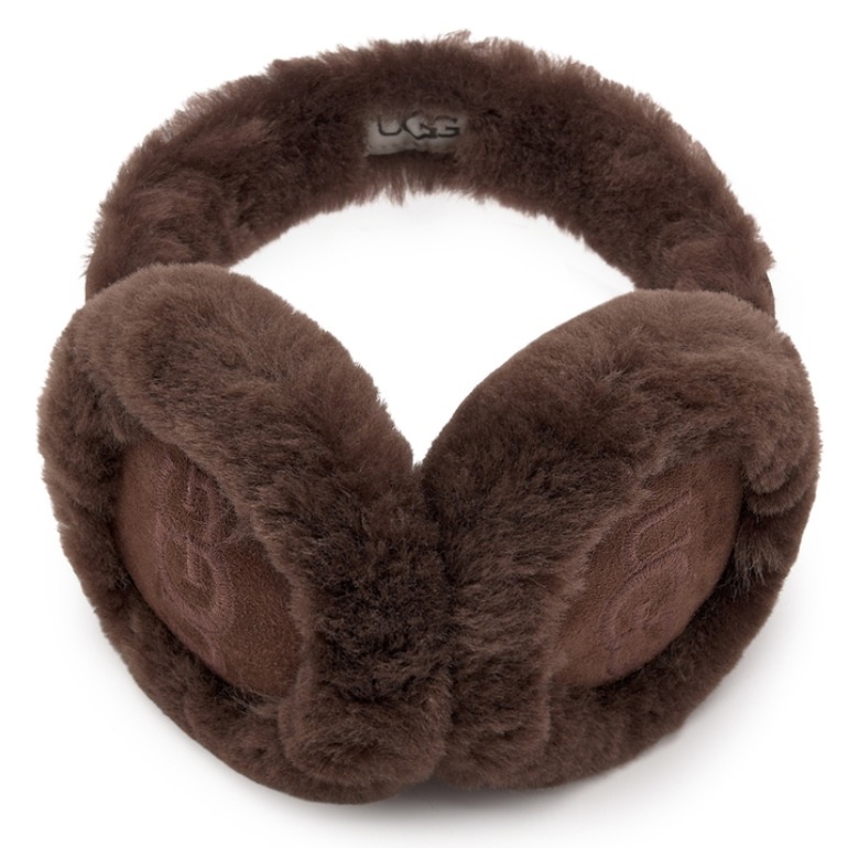 ☆人気☆【UGG】☆W Embroidered Logo Earmuff☆Burnt Cedar☆ (UGG