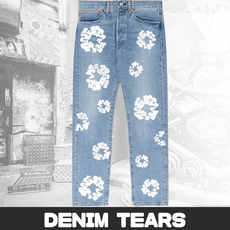 DENIM TEARS ザ コットンリース ジーンズ LIGHT WASH (Denim Tears