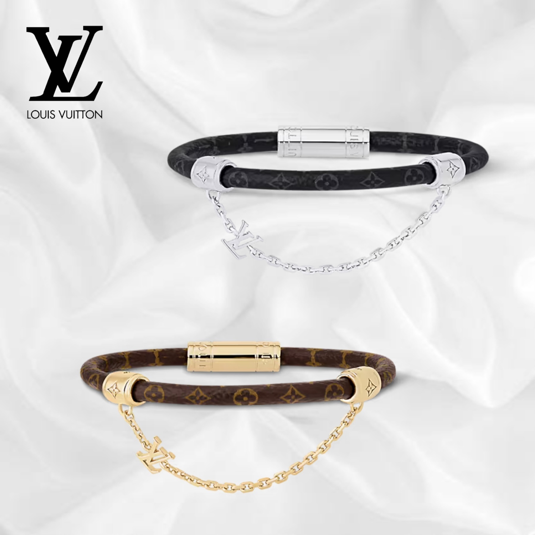 カップルでお揃いにしたい♡】ルイヴィトン ブレスレット (Louis