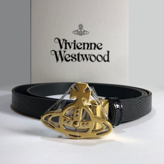 Vivienne Westwood Line Orb Buckle Belt レザー ベルト (Vivienne