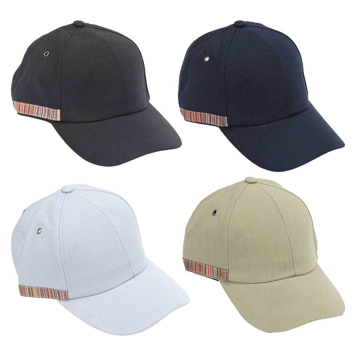 Paul Smith ポールスミス 帽子 キャップ 987DT JOZEB リネン (Paul