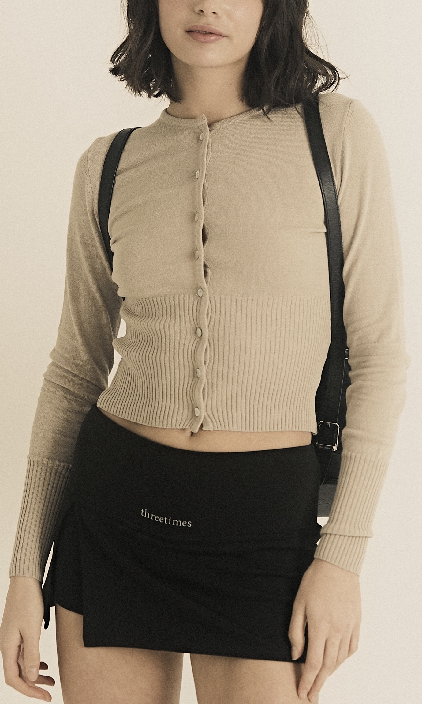 韓国threetimes スリータイムズ】Athletic slit skirt (threetimes