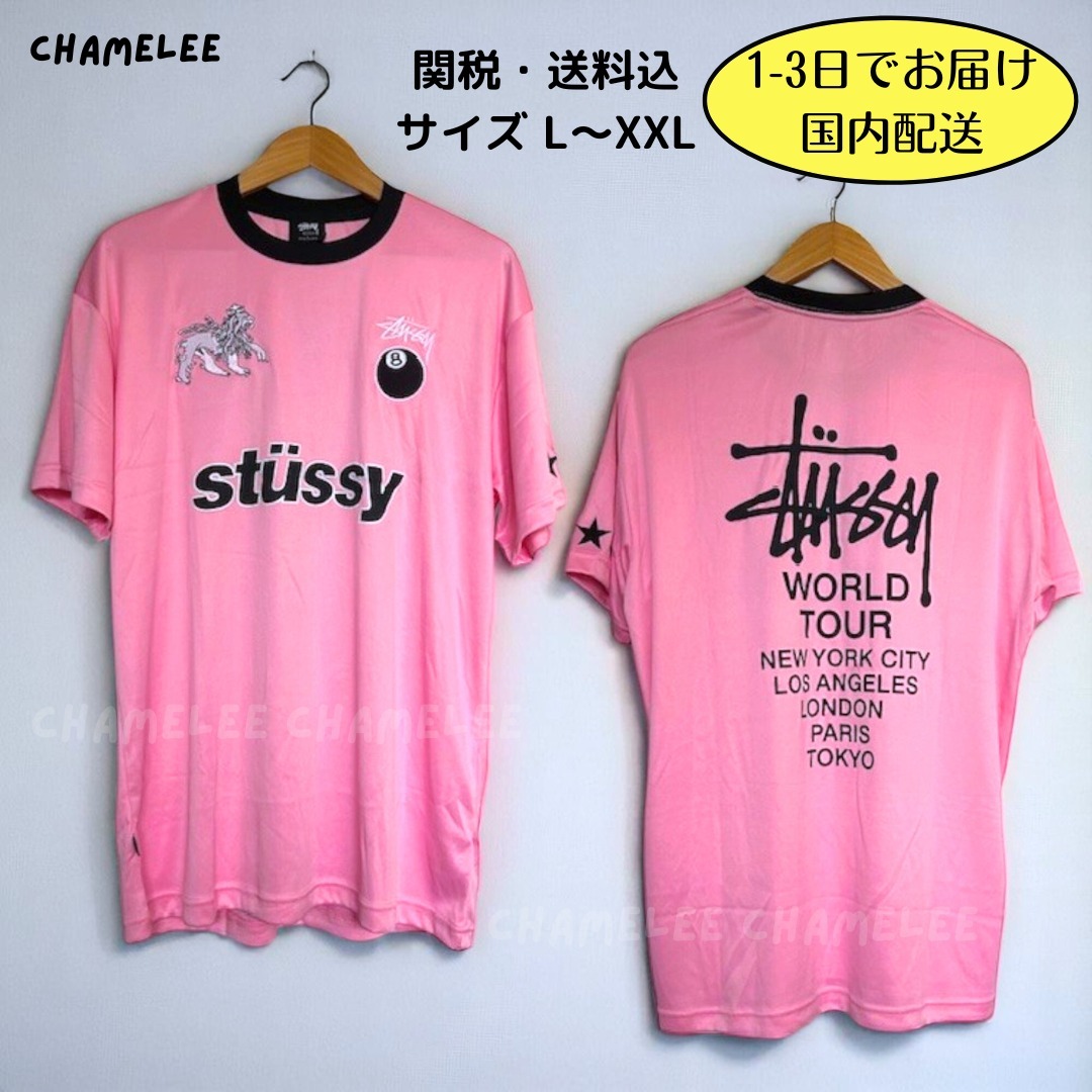 大人気【Stussy】刺繍 Football TEE フットボールT ユニセックス