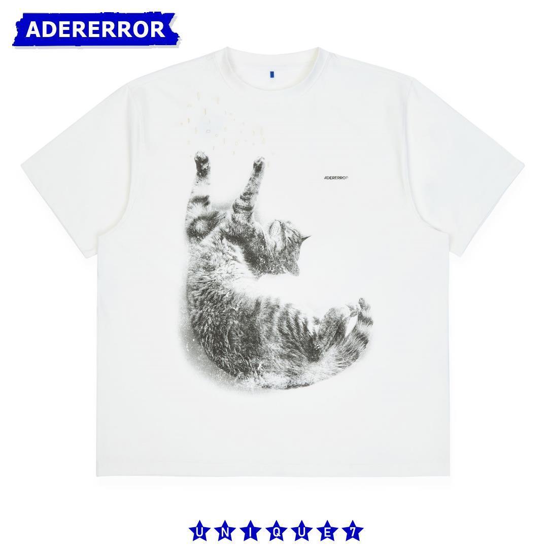 ADER ERROR】 Blue cat t-shirt 01 (ADERERROR/Tシャツ・カットソー