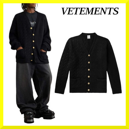 VETEMENTS(ヴェトモン) カーディガン(メンズ) - ブランド通販のBUYMA