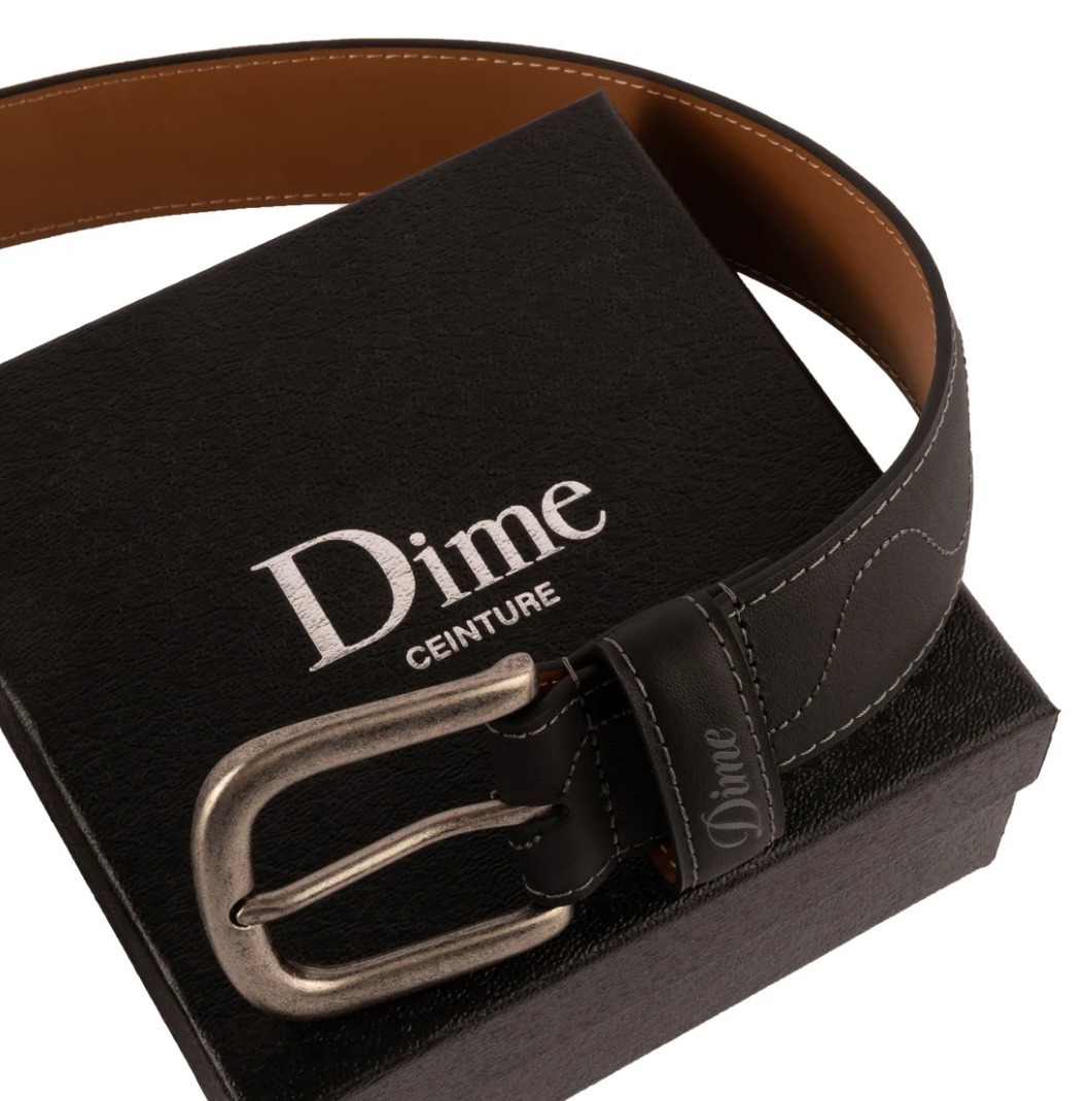 Dime】DESERT BELT デザート ロゴ レザー ベルト (Dime/ベルト