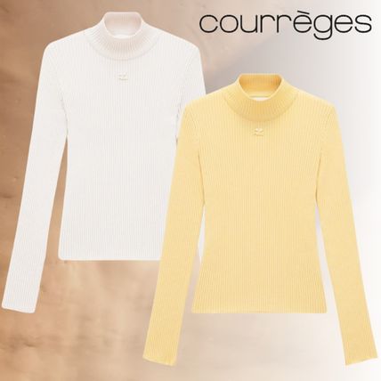 イエロー（黄色）系 Courreges(クレージュ) ニット・セーター