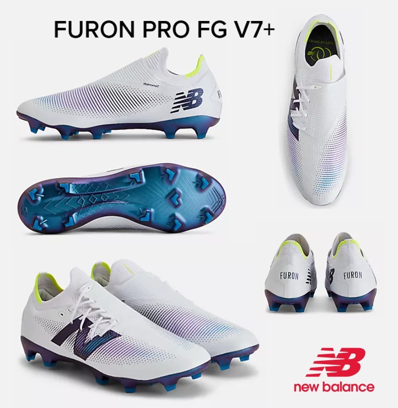 送料&関税込み！NewBalance FURON PRO FG V7+☆サッカースパイク (New