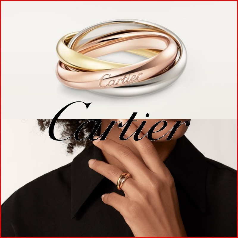 セレブ御用達】カルティエ クラシック トリニティ リング (Cartier