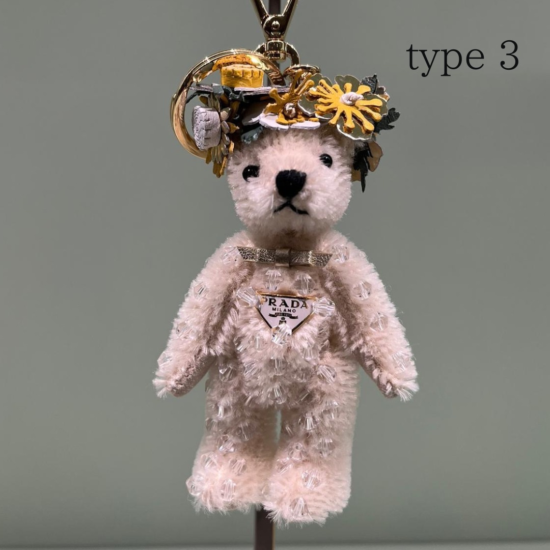 入手困難】PRADA◇トリックベア くまキーホルダー キーリング (PRADA