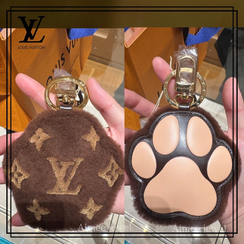 可愛い【Louis Vuitton】キーホルダー・LV パウ バッグチャーム (Louis