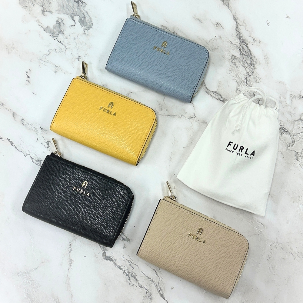 フルラ キーケース キーリング付き カードケース レザー 上品