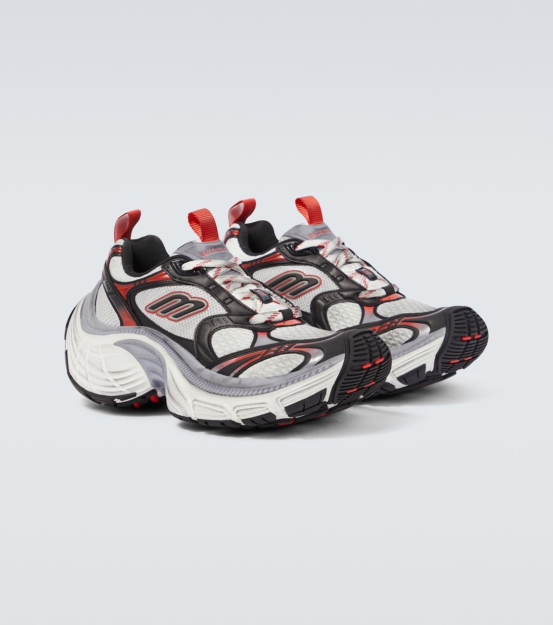 関税込【BALENCIAGA】10XL スニーカー Grey/White/Red (BALENCIAGA