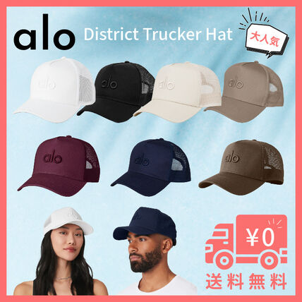 メッシュキャップ ブラウン（茶色）系 ALO Yoga(アロー) キャップ