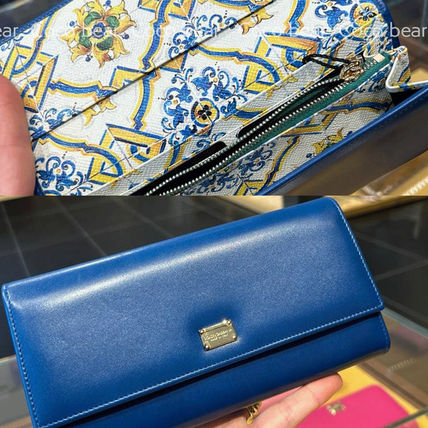 ブルー（青）系 Dolce & Gabbana(ドルチェ&ガッバーナ) 長財布