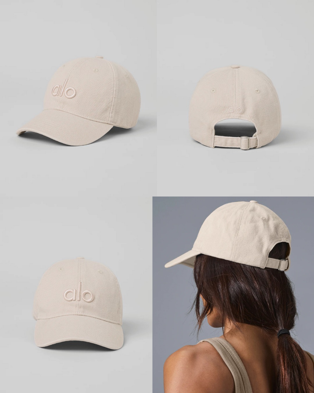 BTS JIN来日時着用】alo WASHED OFF-DUTY CAP (ALO Yoga/キャップ