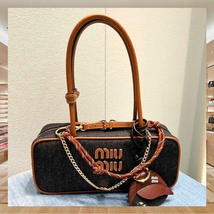 デニム MiuMiu(ミュウミュウ) バッグ・カバン(レディース) - ブランド
