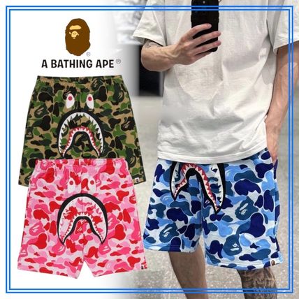 ピンク系 A BATHING APE(アベイシングエイプ) ハーフ・ショートパンツ