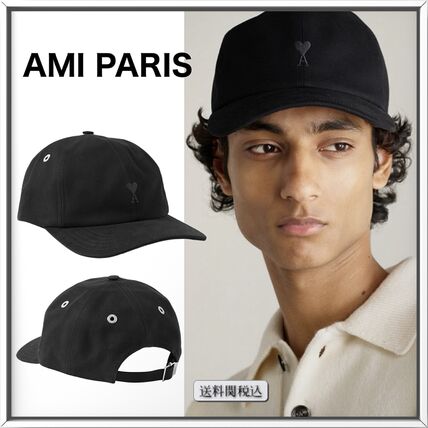 ブラック（黒）系 AMI PARIS(アミ パリス) 帽子(メンズ) - ブランド