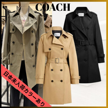 レッド（赤）系 Coach(コーチ) トレンチコート(レディース) - ブランド