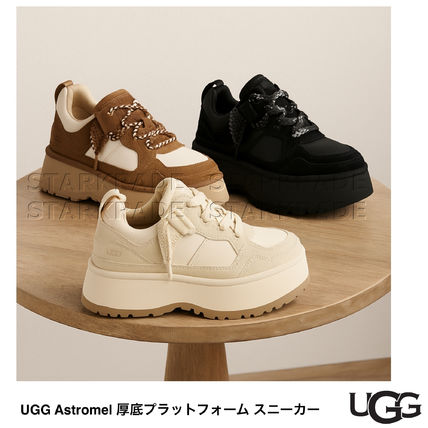 ブラック（黒）系 UGG ASTROMEL(アグ) スニーカー(レディース
