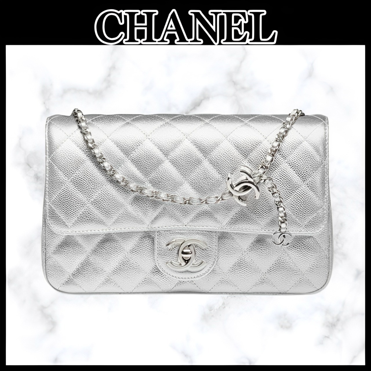 ◇メタリックカラー♪◇CHANEL スモール フラップバッグ (CHANEL