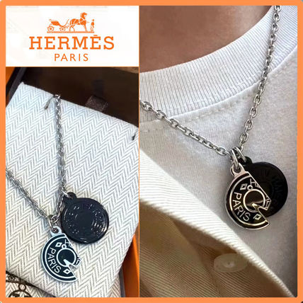 ブラック（黒）系 HERMES Carrousel(エルメス カルーセル) ネックレス