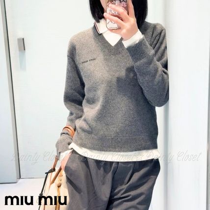 レイヤード グレー（灰色）系 MiuMiu(ミュウミュウ) トップス