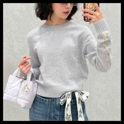 グレー（灰色）系 Dior(ディオール) ニット・セーター(レディース