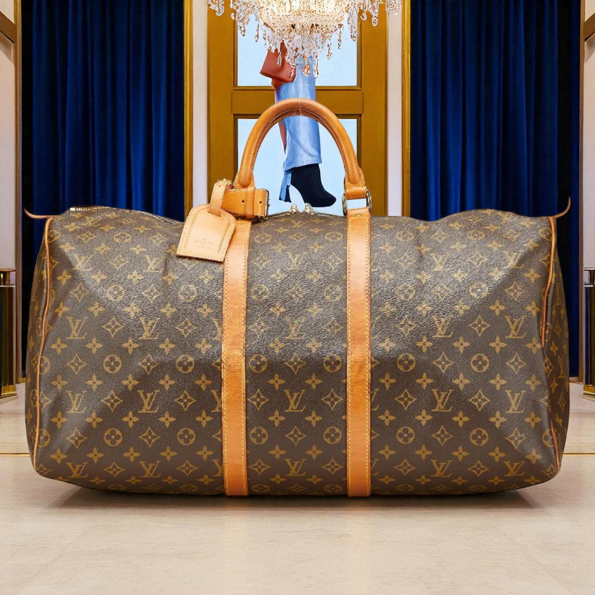 LOUIS VUITTON ルイ・ヴィトン キーポル55モノグラム バッグ 【公式通販】