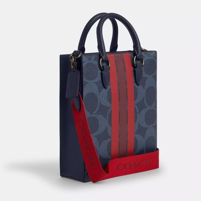 COACH ディラン トート バッグ ヴァーシティ ストライプ (Coach/トート