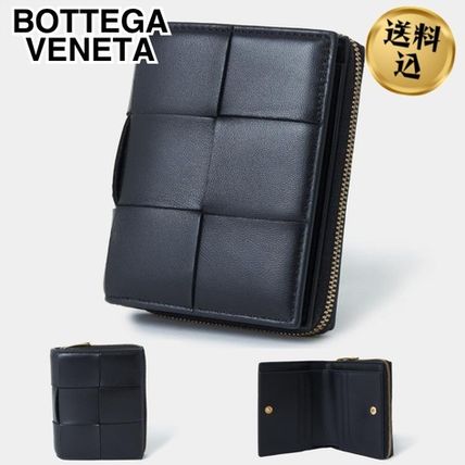 送料込】BOTTEGA VENETA スモールカセット 二つ折りウォレット