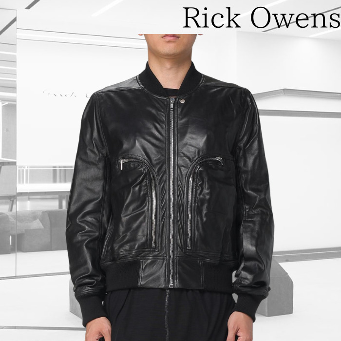 関税込☆VIP価格【RICK OWENS】レザージャケット (RICK OWENS/レザー