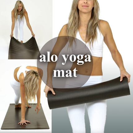 ブラック（黒）系 ALO Yoga(アロー) ヨガマット(レディース