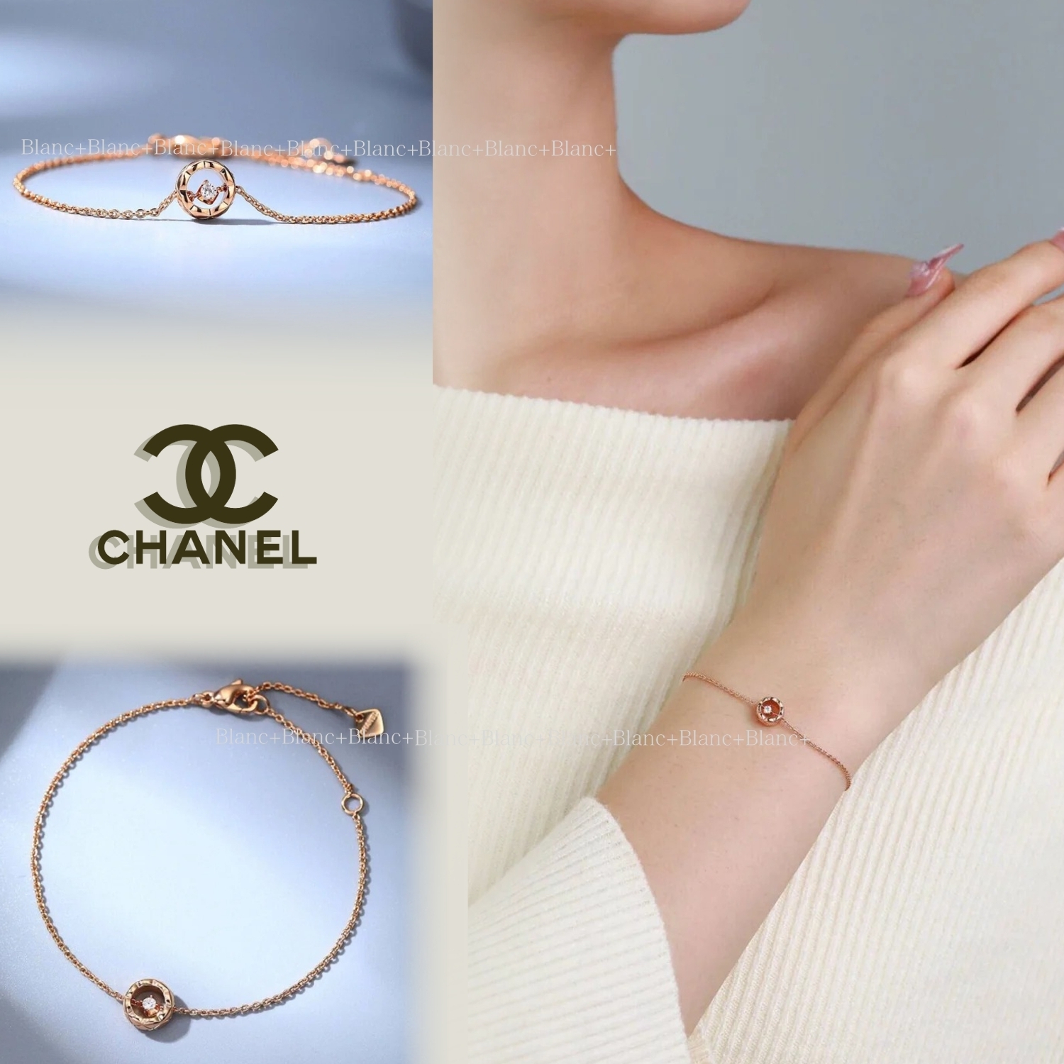 上品に輝くルビー【 CHANEL 】ココクラッシュ ブレスレット (CHANEL