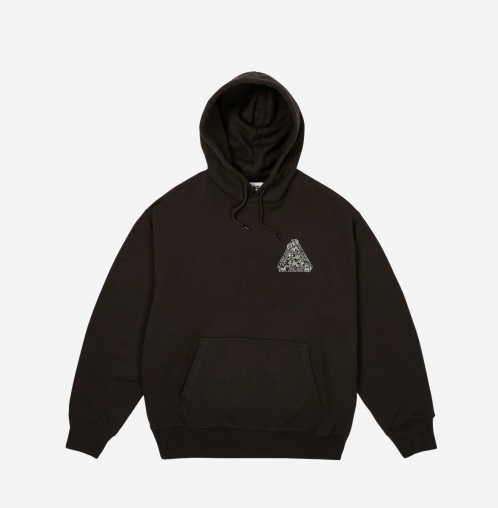 Palace Zodiac Tri-Ferg Hood Black - 25SS (Palace Skateboards