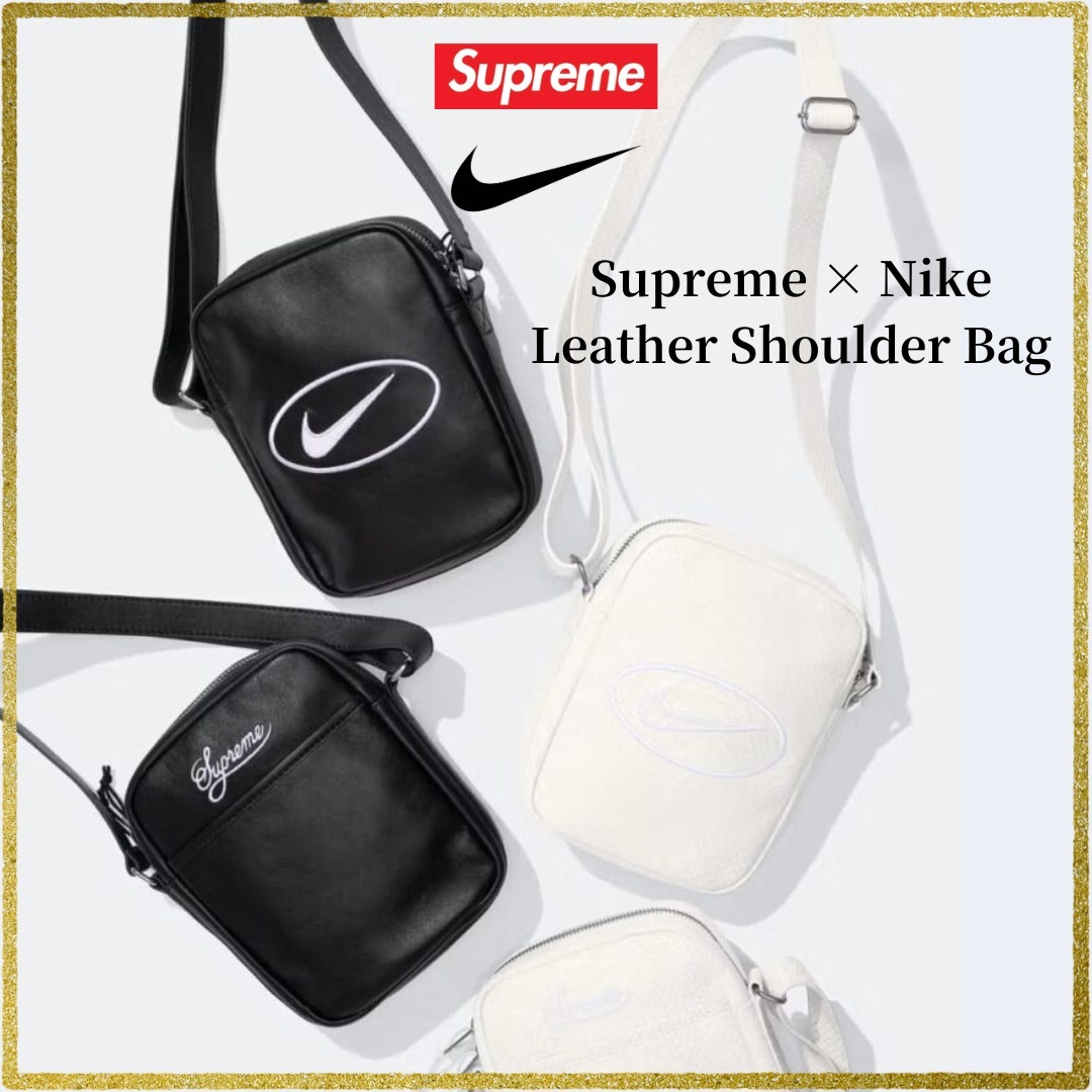 25SS】Supreme × Nike Leather Shoulder Bag シュプリーム (Nike