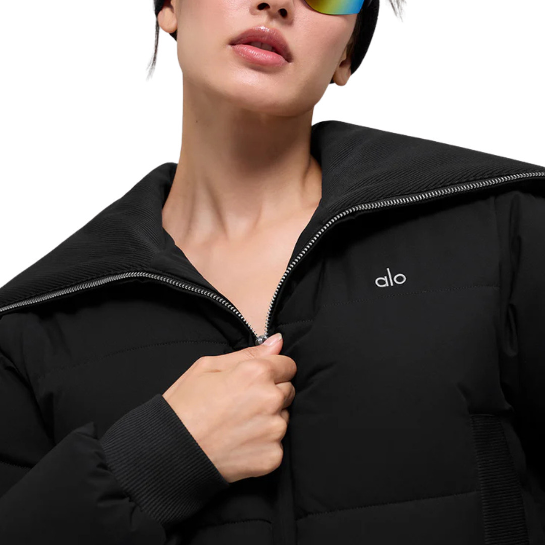 ALO Yoga】Captivate Puffer ロゴ パファー ダウンジャケット (ALO