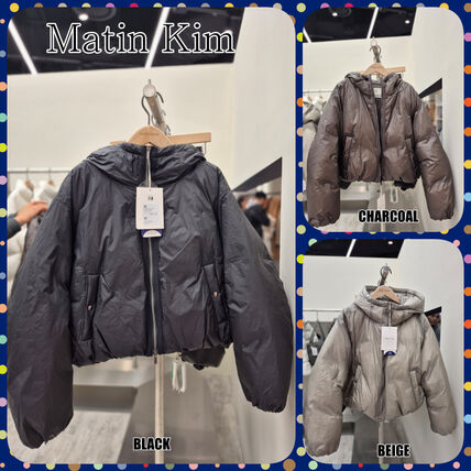 グレー（灰色）系 Matin Kim(マーティンキム) ダウンジャケット
