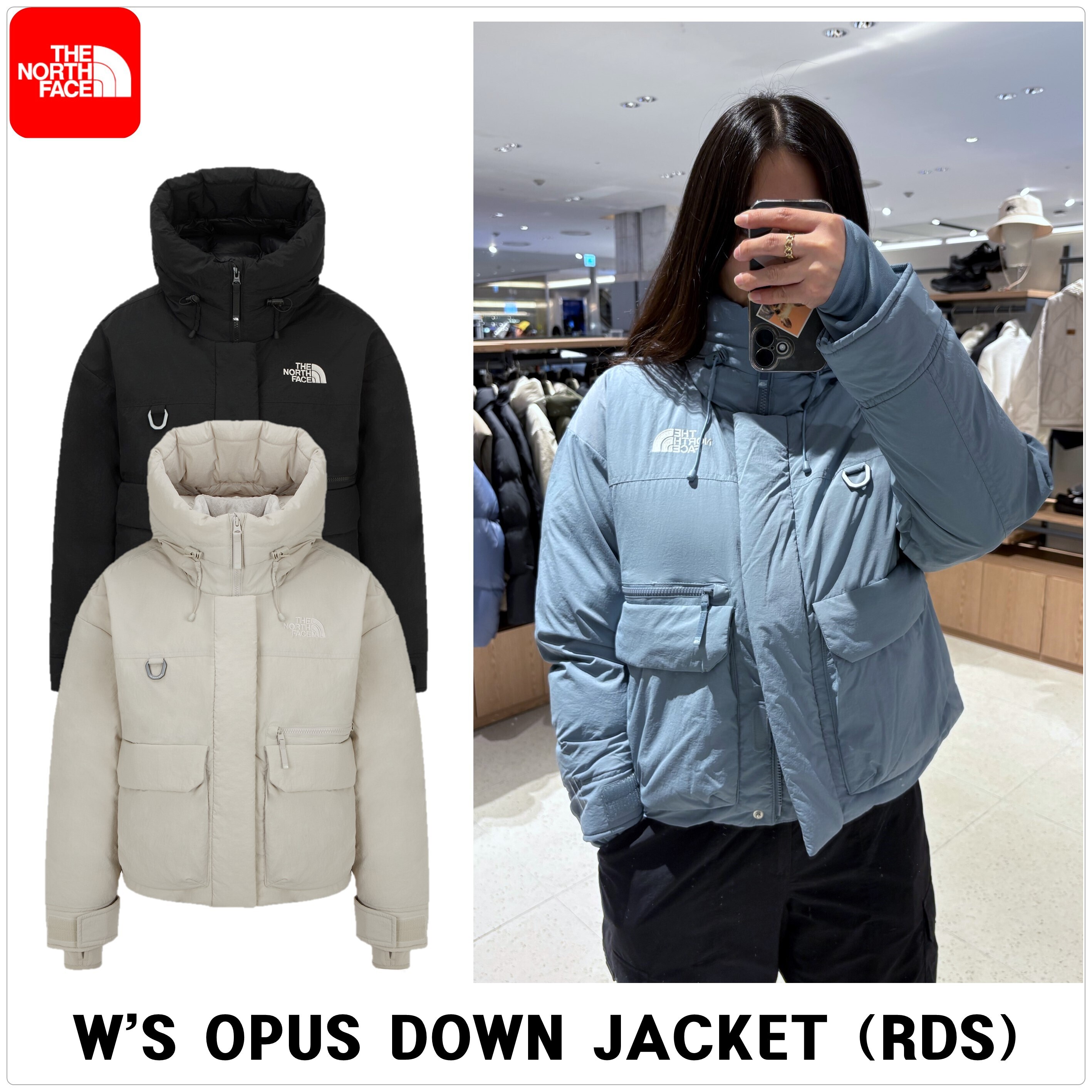 ノースフェイス] W'S OPUS ダウンジャケット☆25AW☆レディース (THE