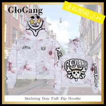 ☆送料関税込み【GLOGANG】Staining Day Full Zip Hoodie (Glo Gang