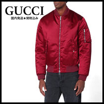 関税込み【GUCCI】ヘビーナイロンキャンバス ボンバージャケット