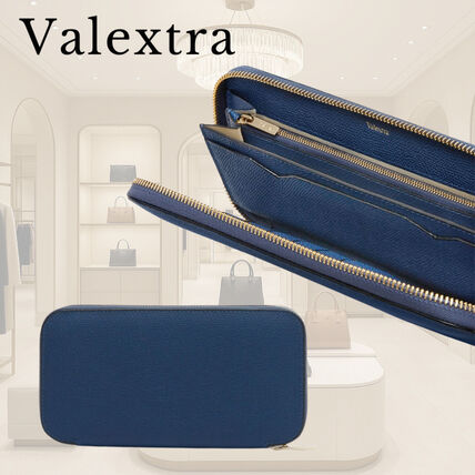 ブルー（青）系 Valextra(ヴァレクストラ) 長財布(メンズ) - ブランド