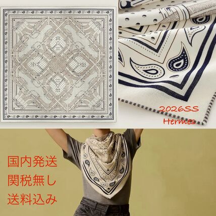 エルメス カレジェアン 2026 馬銜 バンダナ カシシル (HERMES/マフラー