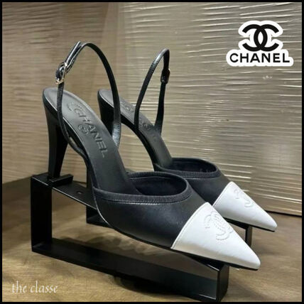 バイカラー CHANEL(シャネル) パンプス(レディース) - ブランド通販のBUYMA
