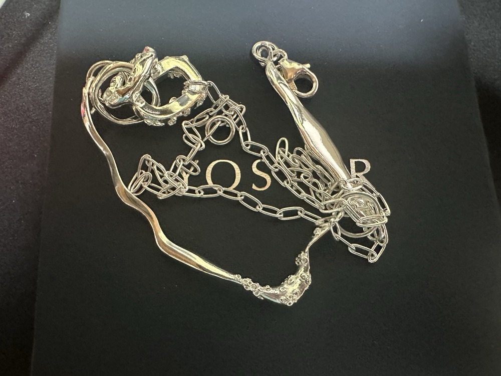 国内送関税込】YOSTER☆深水光太さん着用 シルバー ネックレス (YOSTER