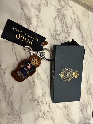 口コミ・レビュー｜ポロベア♪Ralph Lauren☆デニムベア 刺繍/革 キー