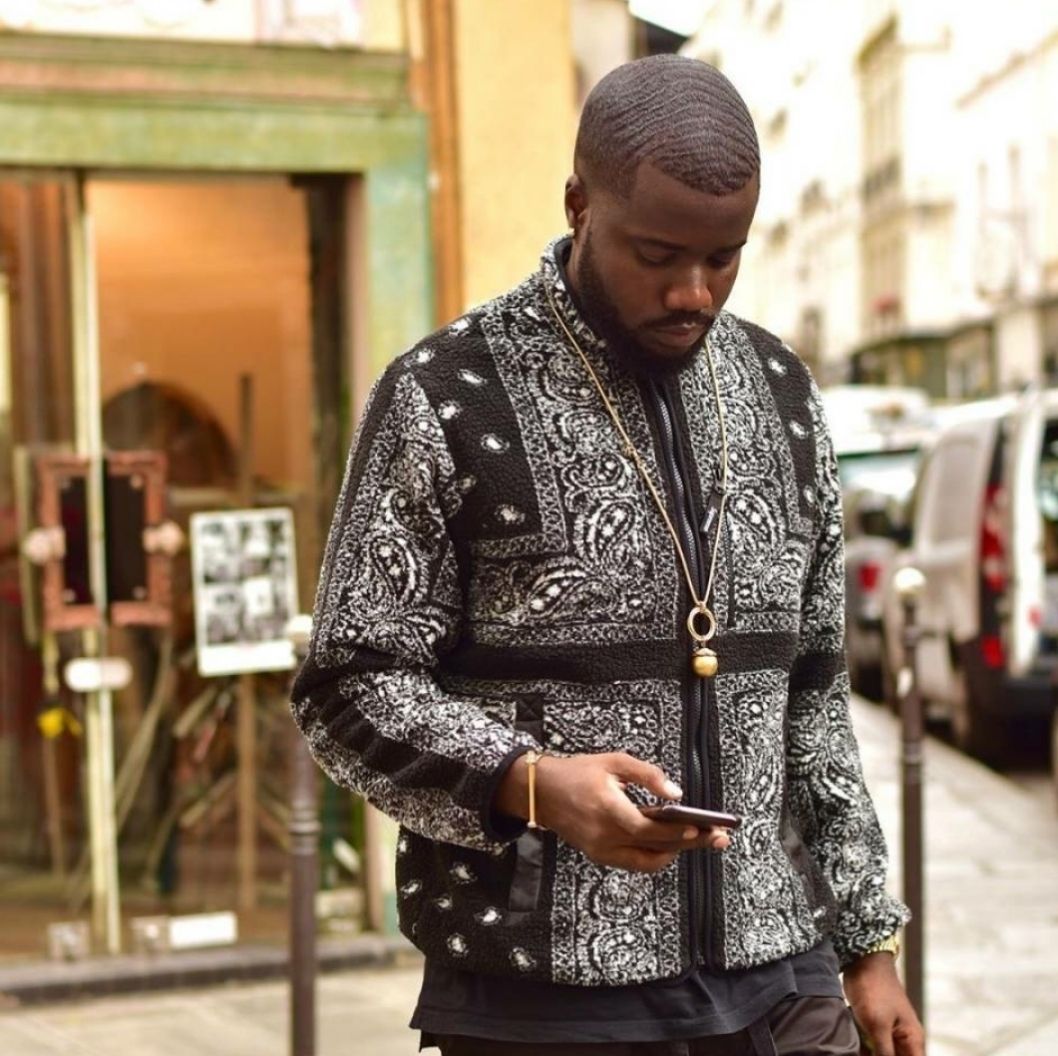 Supreme Reversible Bandana Fleece Jacket Black シュプリーム